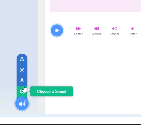 Click on “Choose a Sound”